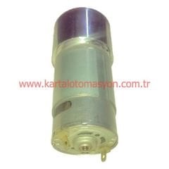 12V 30RPM Çap 42mm Redüktörlü Motor (555)