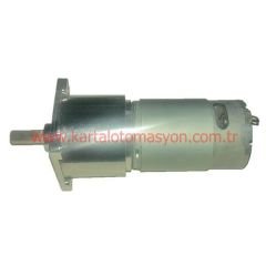 12V 30RPM Çap 42mm Kare Redüktörlü Motor (555)