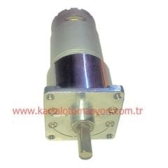 12V 30RPM Çap 42mm Kare Redüktörlü Motor (555)