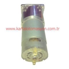 12V 30RPM Çap 42mm Kare Redüktörlü Motor (555)