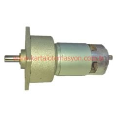 24V 30RPM Çap 60mm Redüktörlü Motor