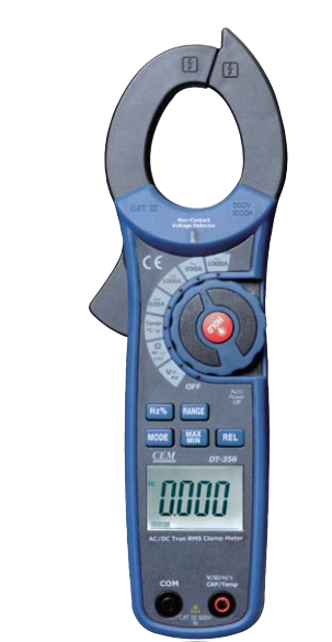 DT 356 1000A AC/DC True RMS Pensampermetre