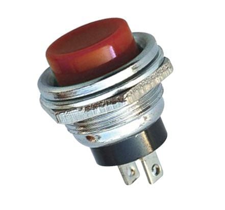 IC-180 Kırmızı Metal Buton