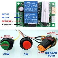 30A 24V DC Motor Hız Kontrol Devresi