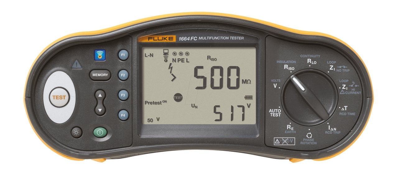 FLUKE 1664 FC EU  MULTI-FUNCTION INSTALLATION TESTER 500V