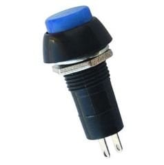 IC-186 Mavi Plastik Yaylı Buton (PBS11B)