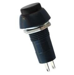 IC-186 Siyah Plastik Yaylı Buton (PBS11B)