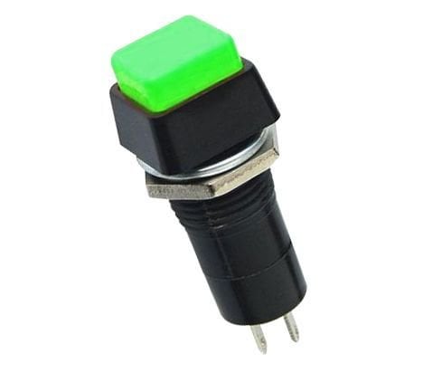 IC-189 Yeşil Plastik Yaylı Buton (PBS12B)