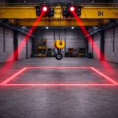 Vinç Çizgi Kırmızı Işık 72W MS 491.12-80VDC