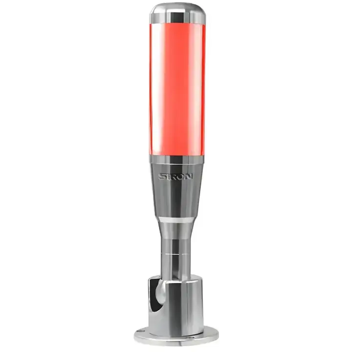 SIRON D021-A-3-P Tepe Sinyal Lambası Tek Katlı 3 Renkli Buzzerli 24V DC PNP Alüminyum Gövde IP20