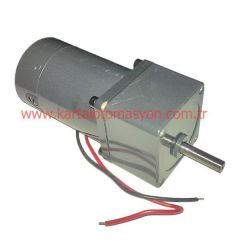 24V DC 60RPM 25W Çap 60mm Redüktörlü Motor
