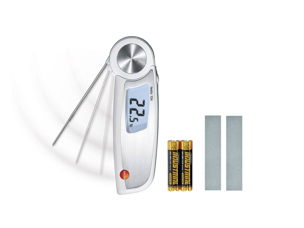 Testo 104 Su Geçirmez Katlanabilir Sıcaklık Ölçer