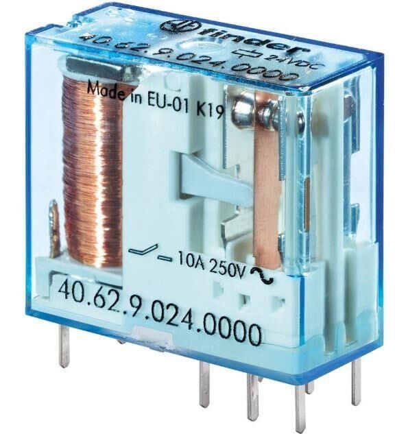 Finder 40.62.9.024.0000 24v 10a Dc 2 Kontak Minyatür Pcb Röle