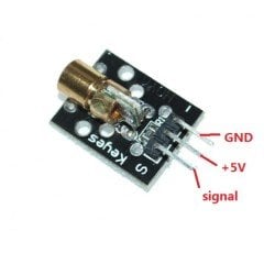 5v Lazer Sensör 650nm 5mW