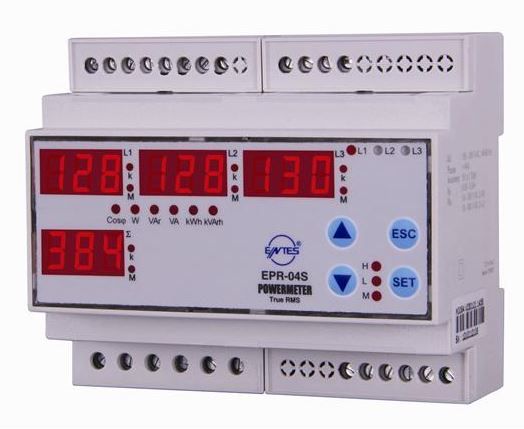 EPR-04-DIN Güç ve Enerji Ölçer