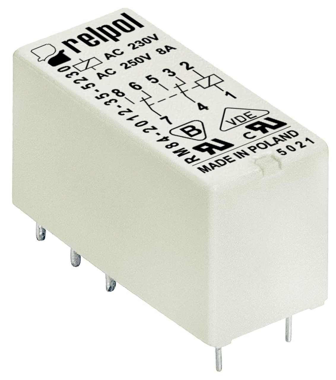RM84 24V DC Çift Kontak Röle