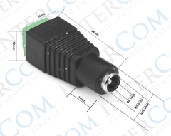 IC-254D Klemensli Jak Dişi 2.1mm
