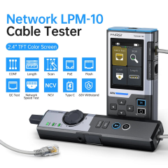 FNIRSI LPM-10A Multi Fonksiyon Network Kablo Test Cihazı PoE RJ45 Kablo Takip