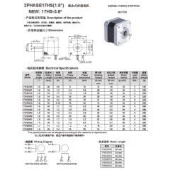 17HS4401 Nema 17 Step Motor