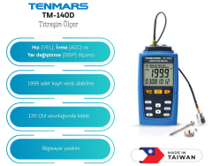 Tenmars TM-140D Kayıt Özellikli Titreşim Ölçer Datalogger