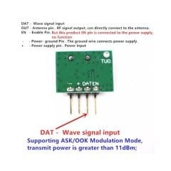 433Mhz RF Alıcı Verici
