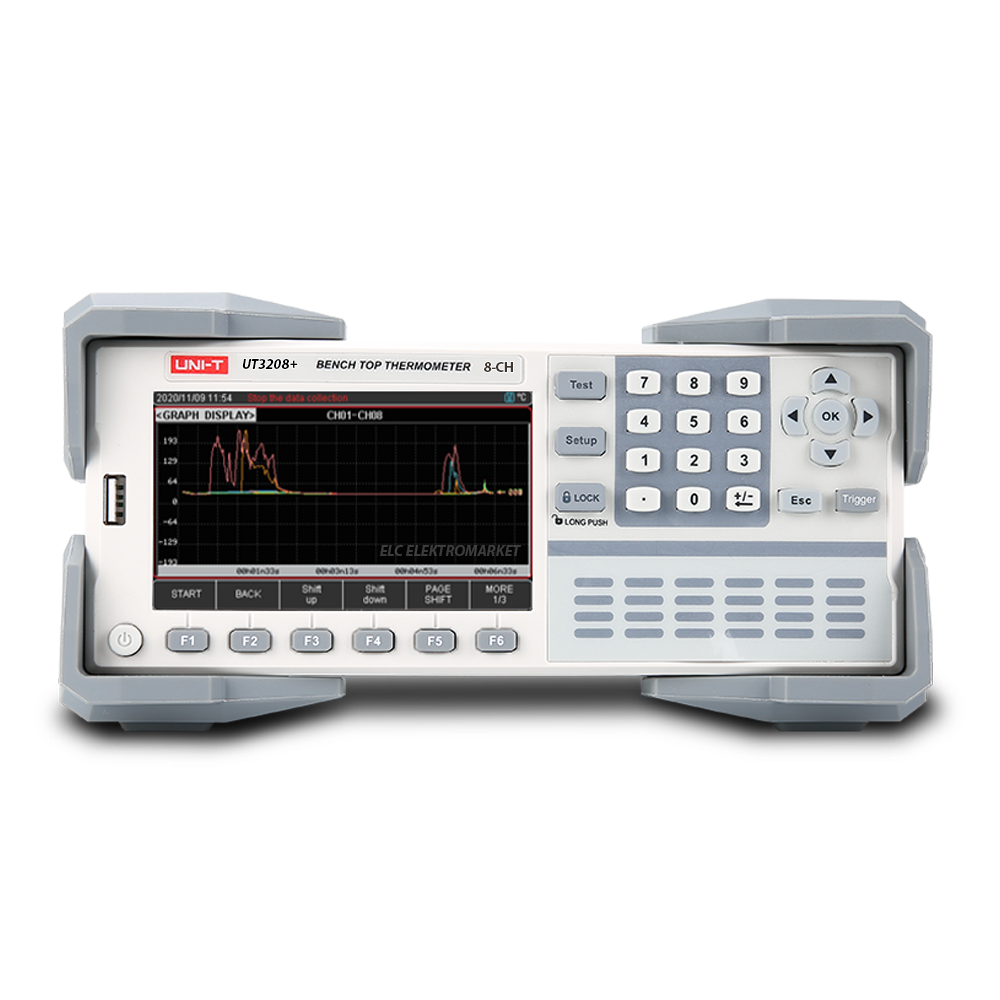 UNI-T UT3208+ 8 Kanallı Sıcaklık Test Cihazı