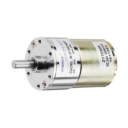 24V 37mm 200 Rpm Redüktörlü DC Motor