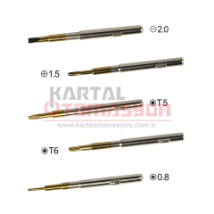 Jakemy JM-8140 Aliminyum alaşım 6 Parça Tornavida seti