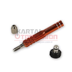 Jakemy JM-8140 Aliminyum alaşım 6 Parça Tornavida seti