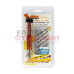 Jakemy JM-8140 Aliminyum alaşım 6 Parça Tornavida seti