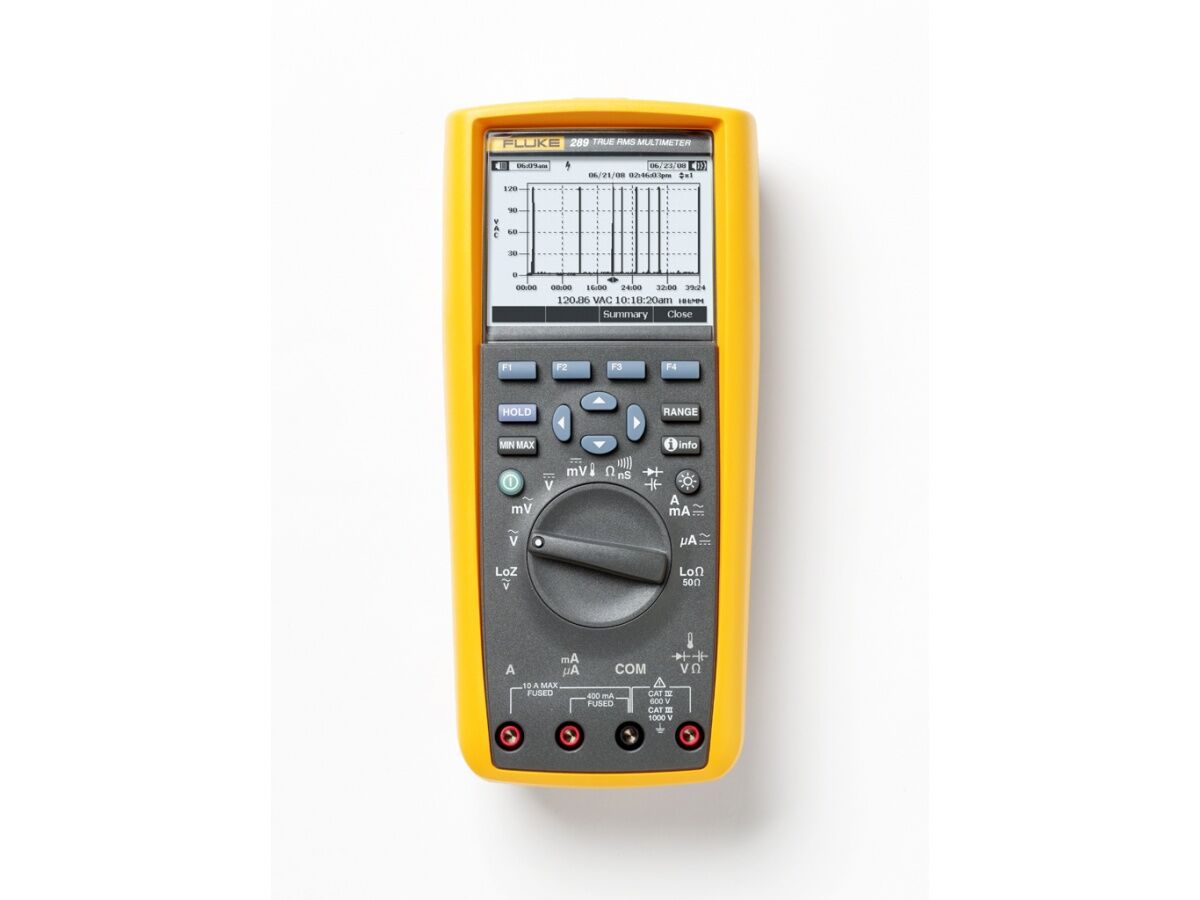 Fluke 289 Endüstriyel Veri Kayıtlı AC/DC True RMS Multimetre | 50.000 Count