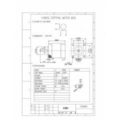 17HS8401 Nema 17 Step Motor