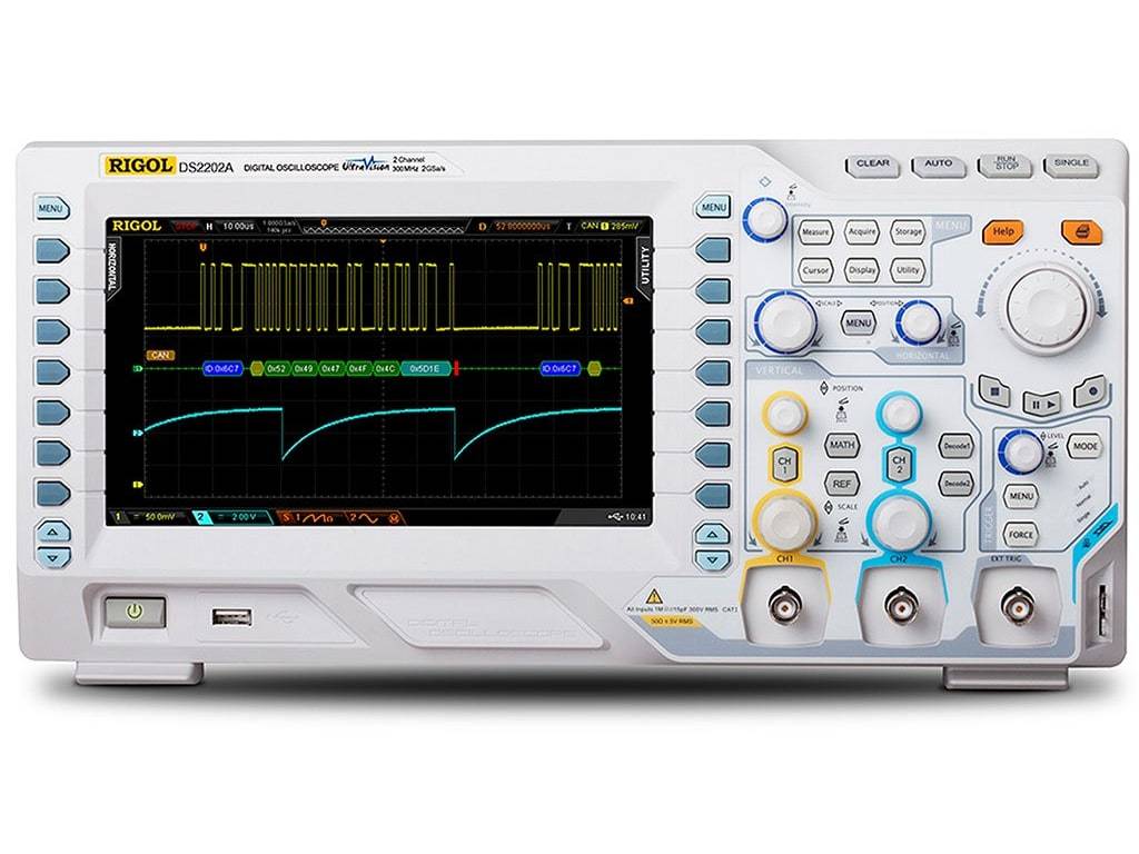 Rigol DS2202A 2 Kanal 200MHz Dijital Osiloskop