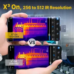 Thermal Master P2 Pro Android Termal Kamera – 256×192 IR, -20°C ~ 600°C, Manyetik Makro Lens
