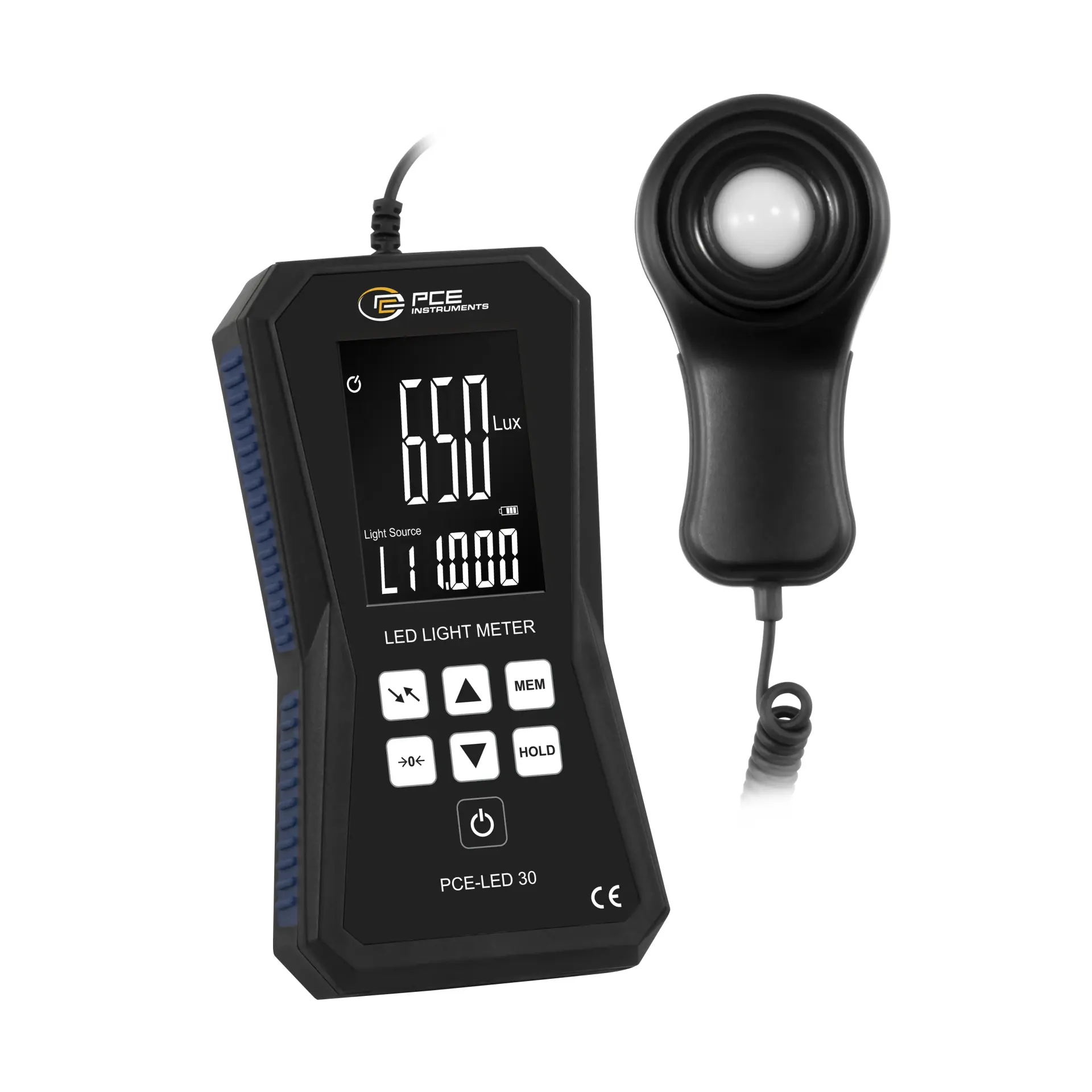 PCE-LED 30 LED Fotometre Lux Ölçer Işık Ölçüm Cihazı