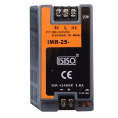 ISISO IMR-25-05 25W 5V DC 4A Ray Tipi Güç Kaynağı