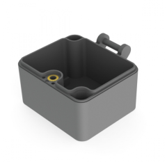 SH-203 48 x 57 x 41 mm IP-65 Menteşeli Contalı Kutu