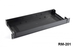 431 x 203 x 43 19 1U Rack Montaj Plastik kutu