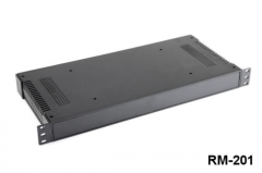 431 x 203 x 43 19 1U Rack Montaj Plastik kutu