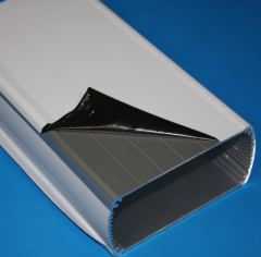 AL-105-5 110 x 50 x 50mm Alüminyum Profil Kutu Naturel Eloksal - Kutu Renginde (Kulaksız) - Sarı