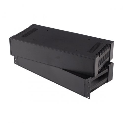 431 x 203 x 86 19'' 2U Rack Montaj Plastik kutu