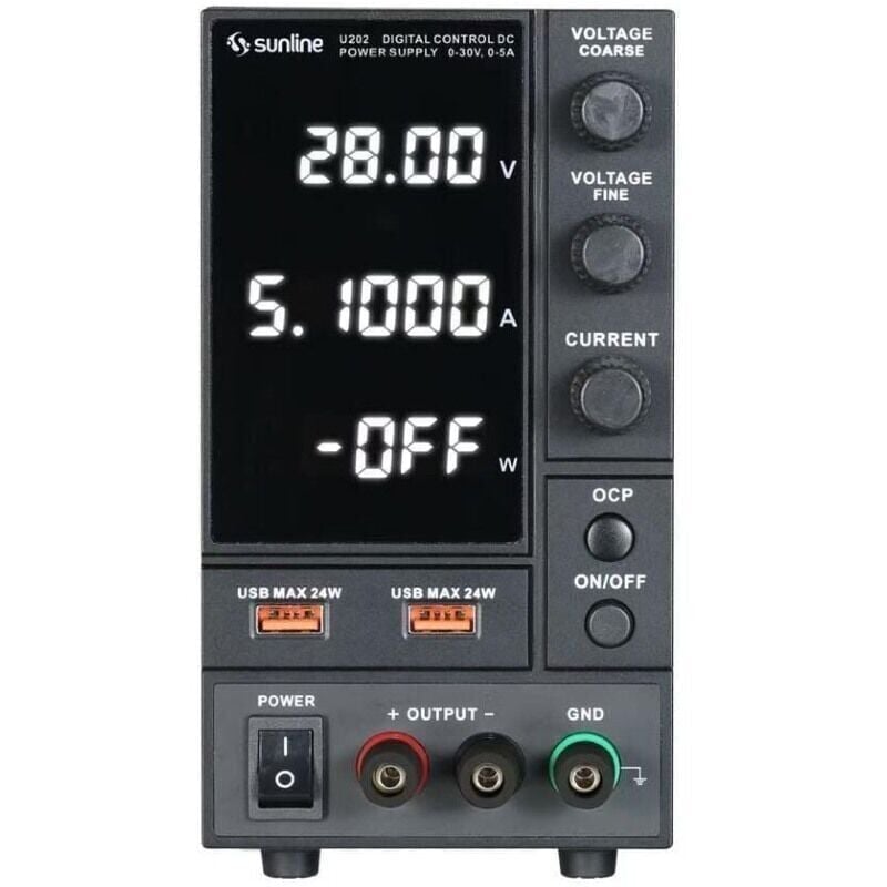 Sunline U202 0-30V 5A Programlanabilir DC Güç Kaynağı