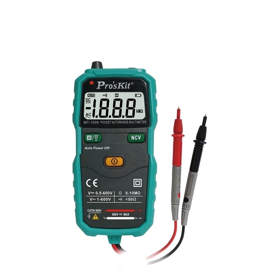 Proskit MT-1509 Cep Tipi Dijital Multimetre AutoRange