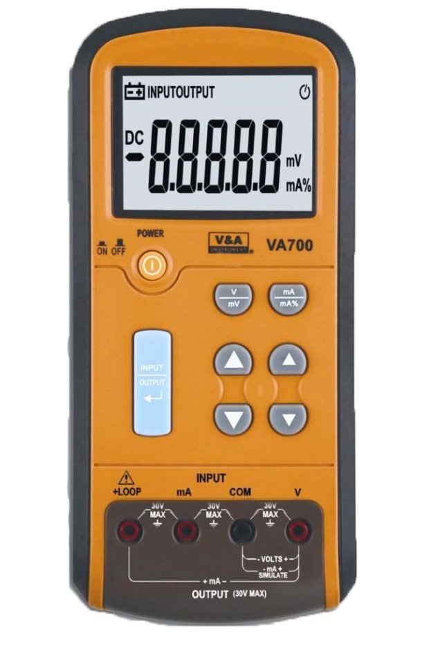 VA700 0-24mA ve 0-15V Loop Kalibratör