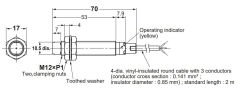 E2B-M12LN08-WP-C1 M12 NPN/NO İndüktif Sensör