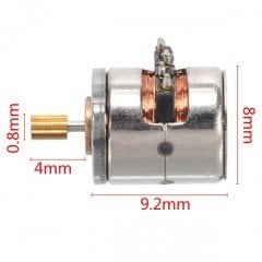 Micro Step Motor 8x9.2mm