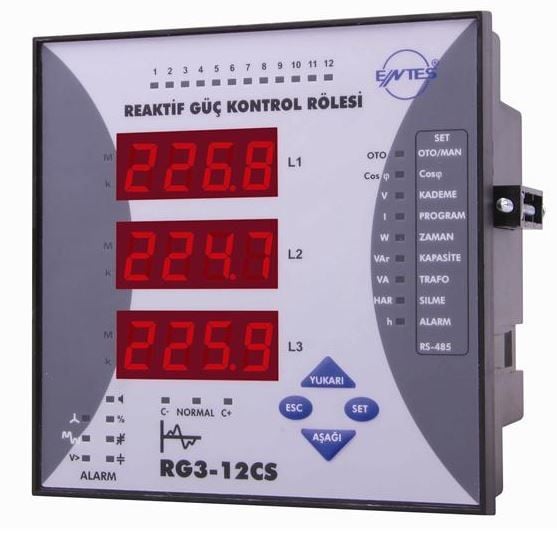 RG3-12C Reaktif Güç Kontrol Rölesi