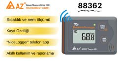 AZ 88362 Sıcaklık Nem Kayıt Cihazı Datalogger