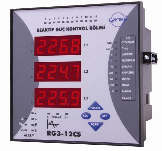 RG3-12CS Reaktif Güç Kontrol Rölesi
