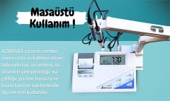 AZ 86555 Yazıcılı Masaüstü pH İletkenlik TDS Tuzluluk Sıcaklık Ölçer
